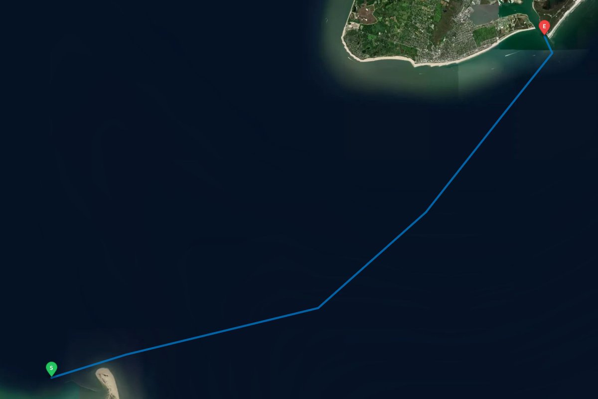 Delaware Bay, Lewes, DE to Cape May Inlet, NJ map preview