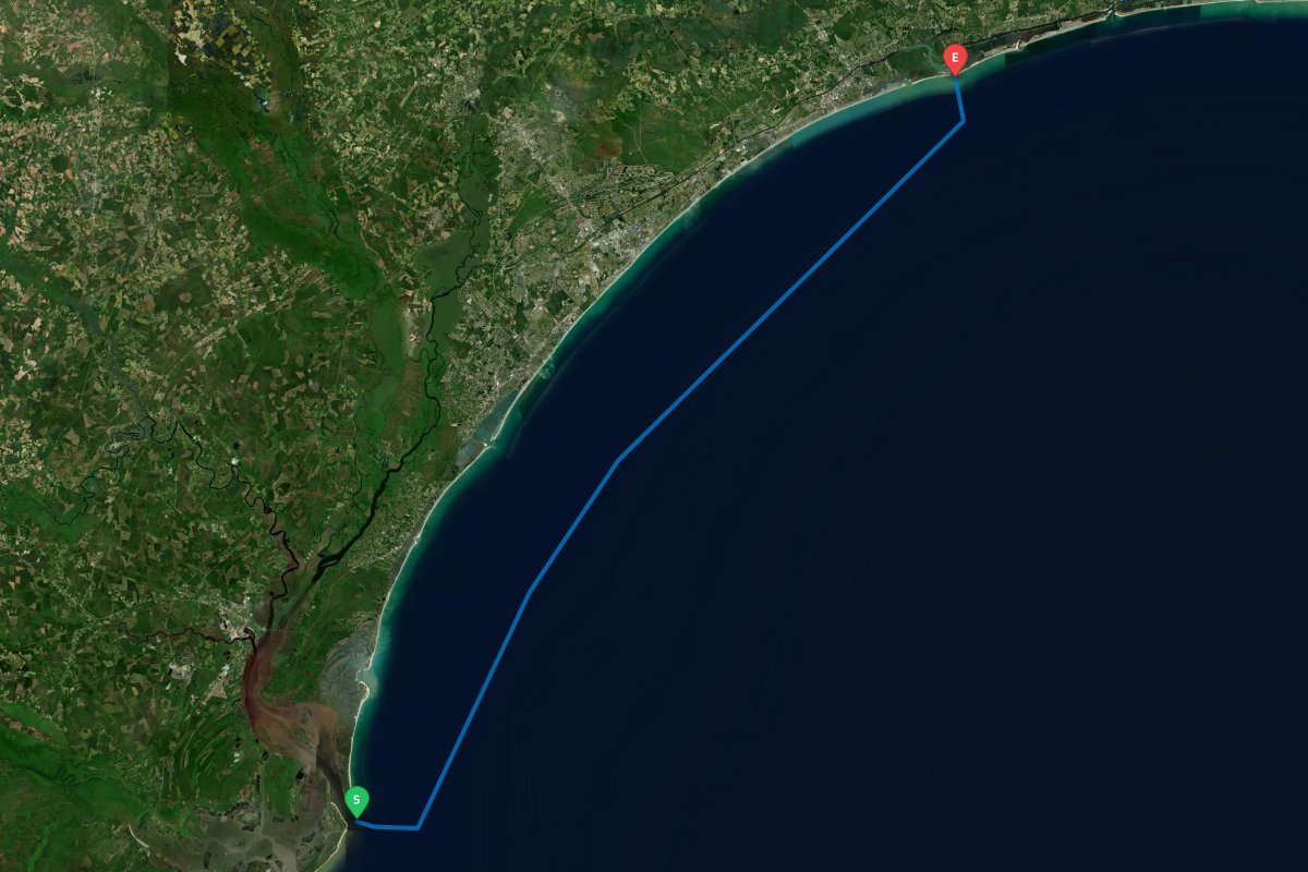Winyah Bay, Georgetown, SC to Little River Inlet, Myrtle Beach, SC map preview